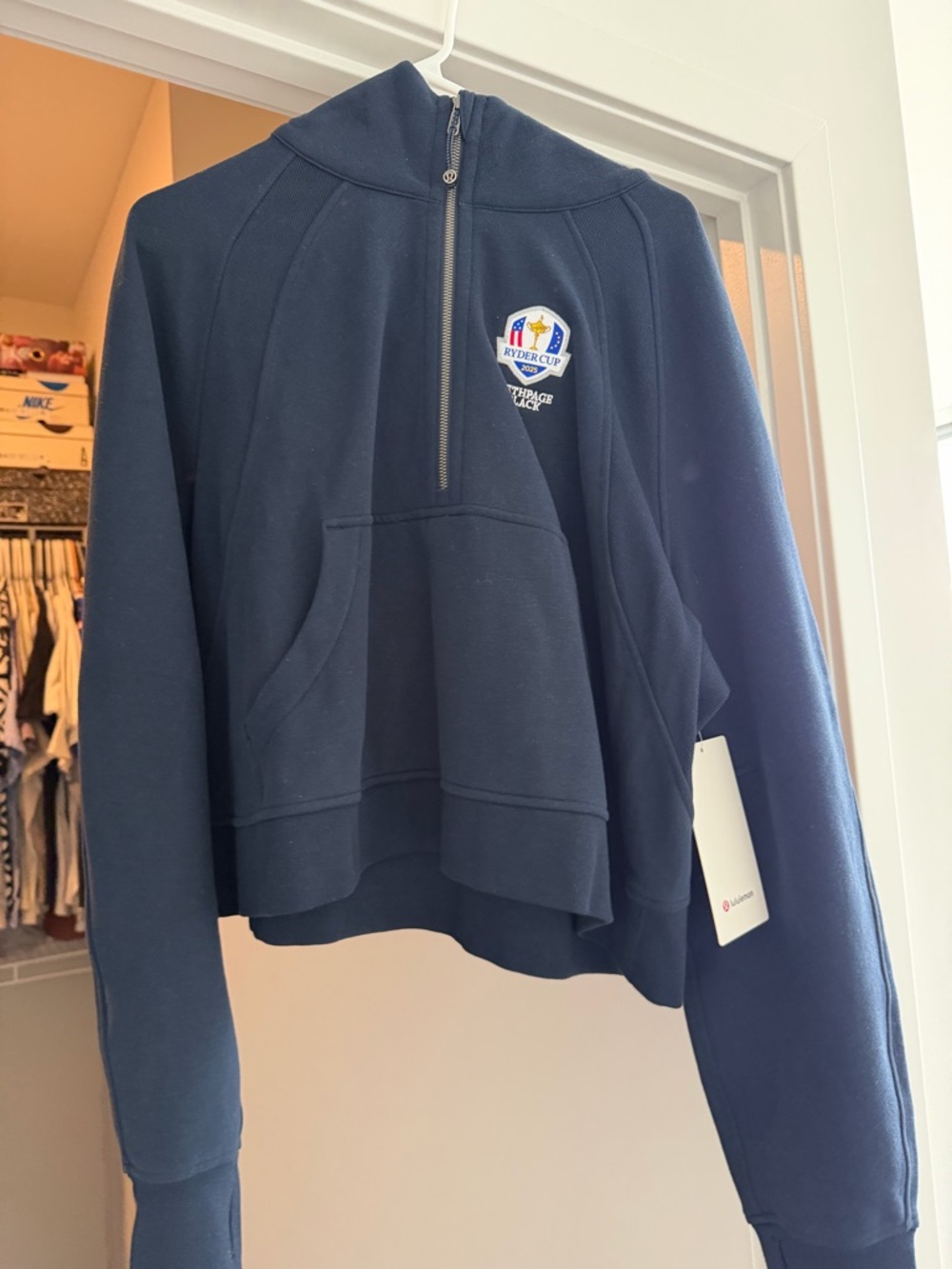 lululemon athletica Navy Half-Zip Hoodie - Ryder cup edition